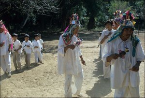 Nahua Men and Boys Dancing, 1970